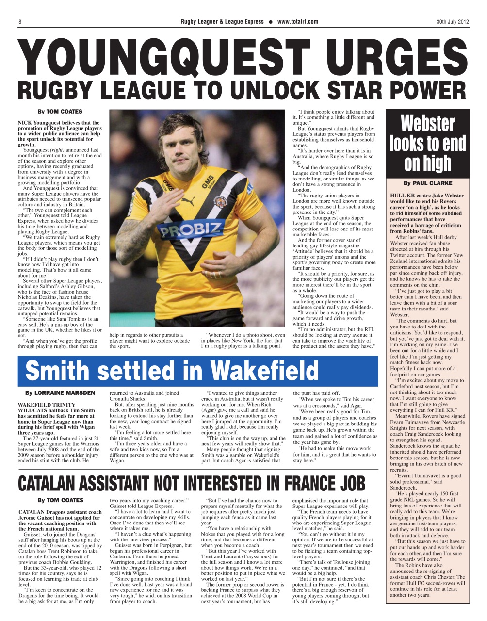 League Express Preview Pages