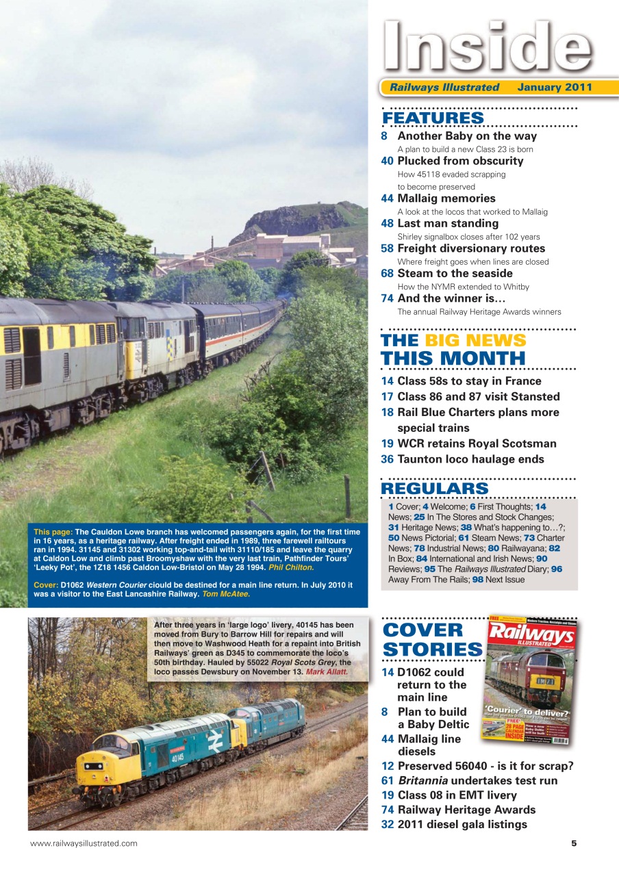Railways Illustrated Preview Pages