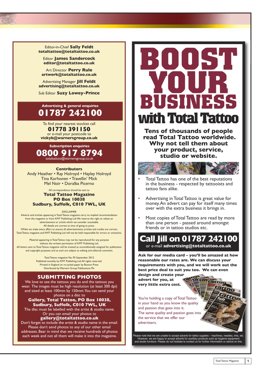 Total Tattoo Preview Pages