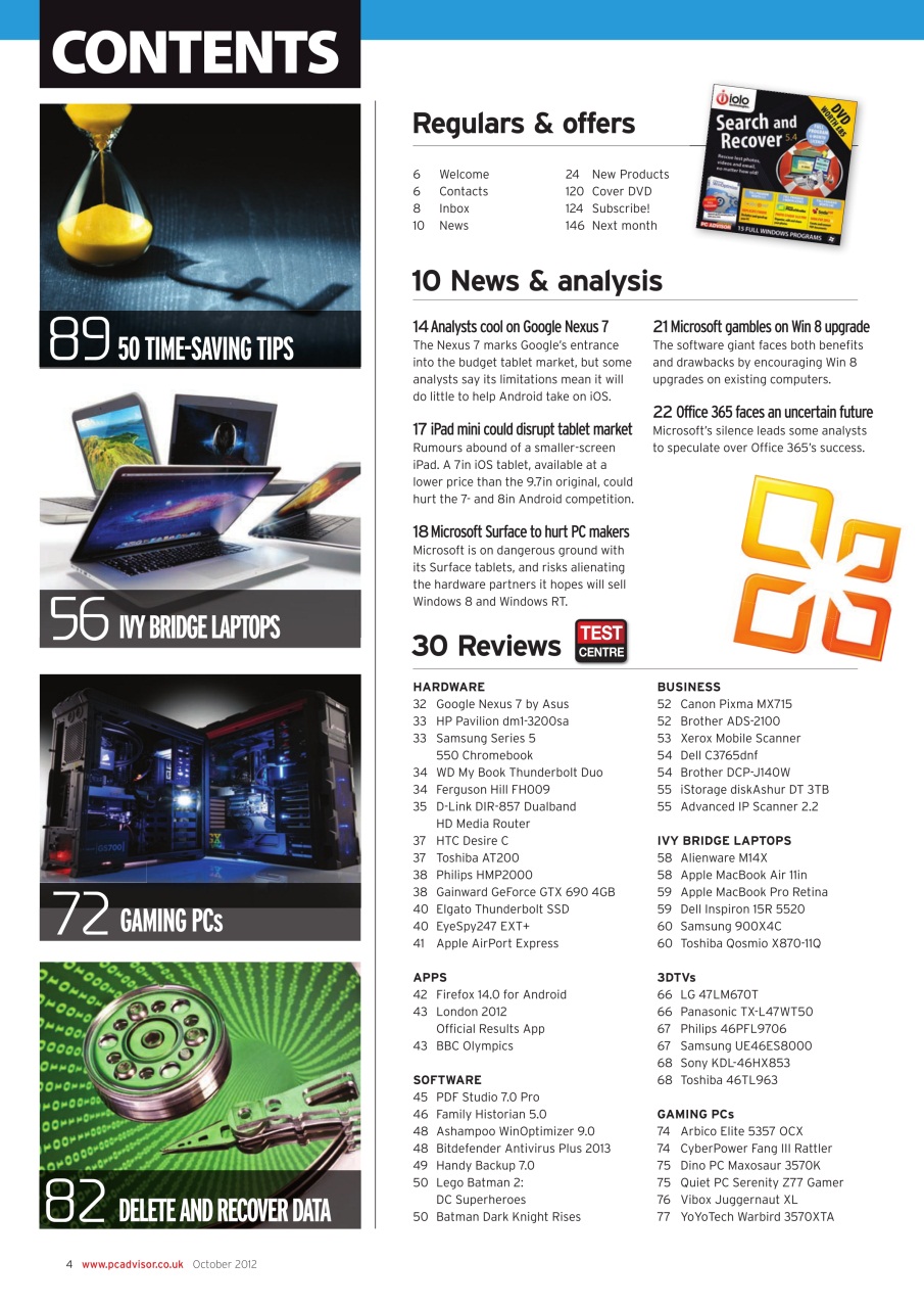 Tech Advisor Preview Pages