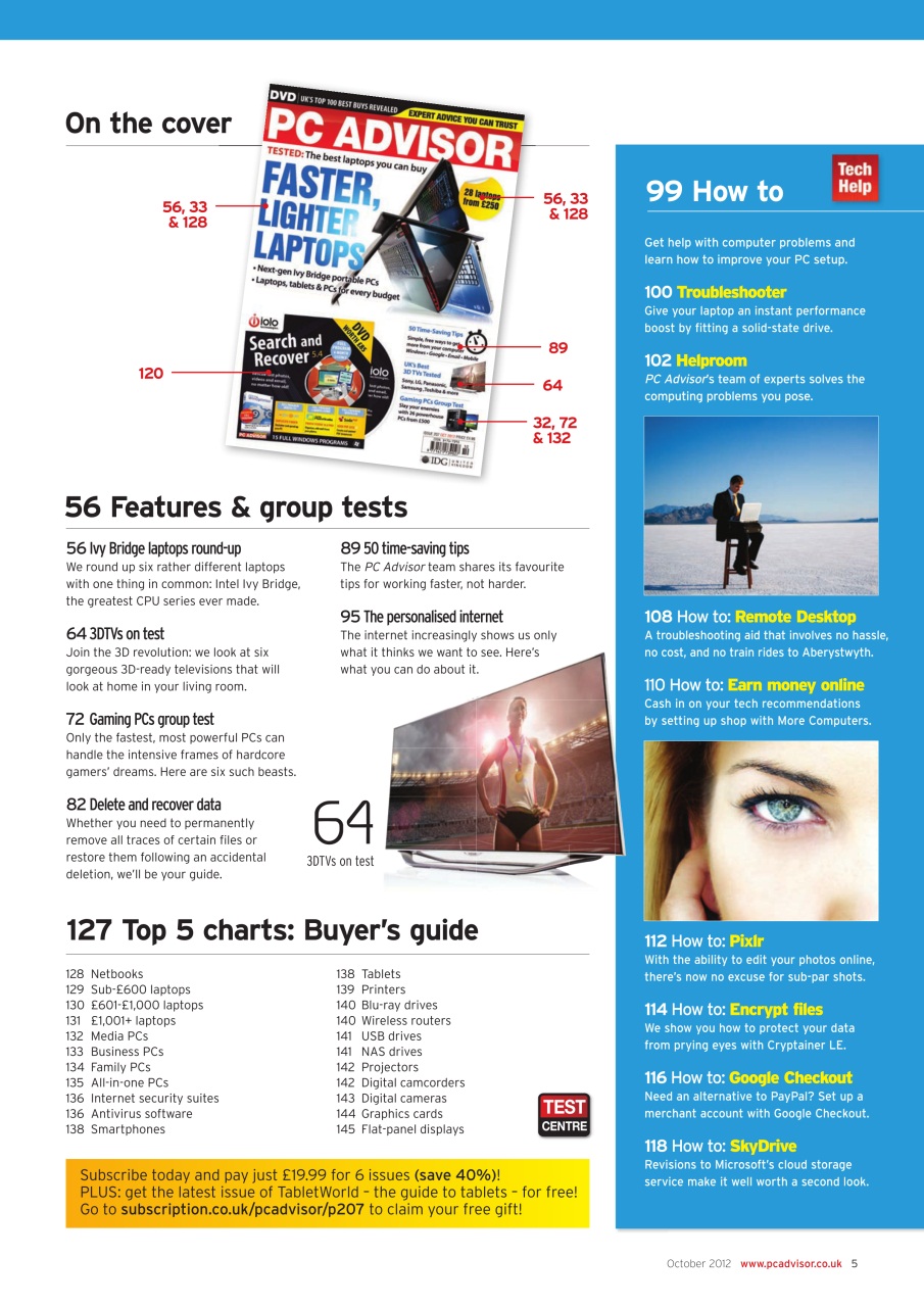 Tech Advisor Preview Pages