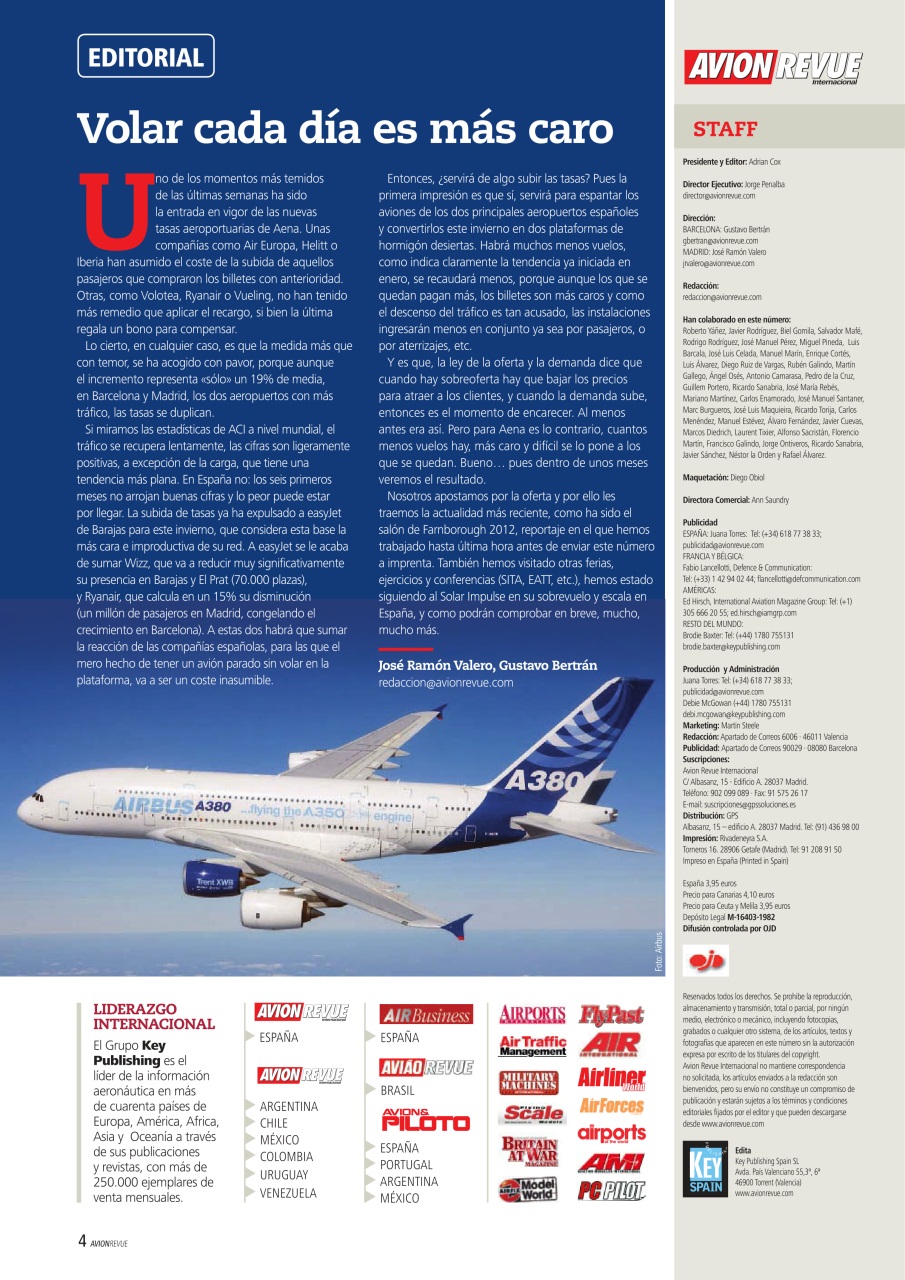 Avion Revue Internacional Preview Pages