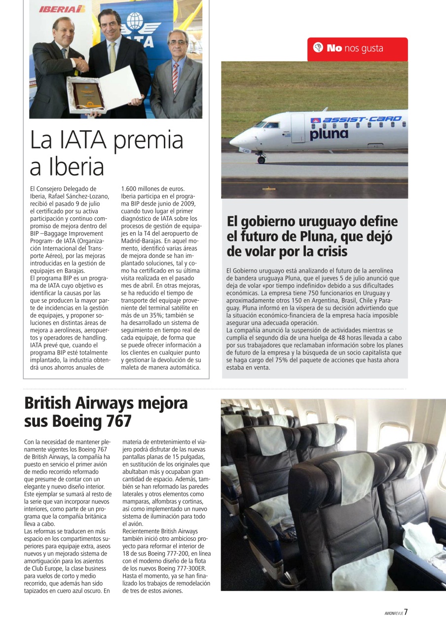 Avion Revue Internacional Preview Pages