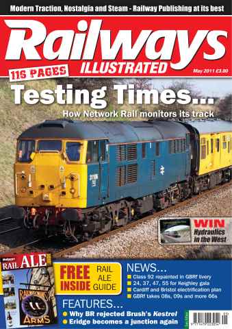 Railways Illustrated issue May 2011
