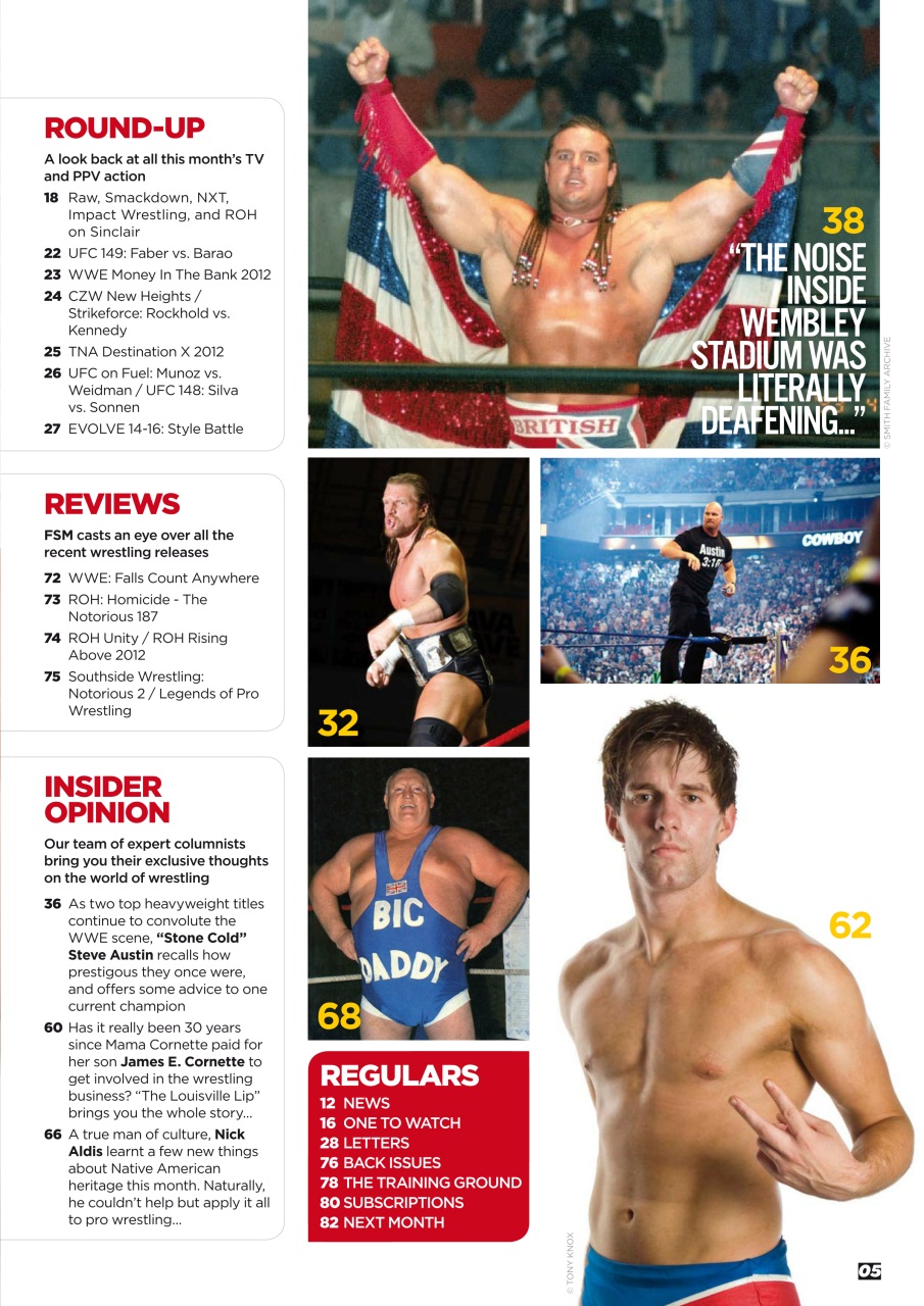 Wrestletalk Magazine Preview Pages