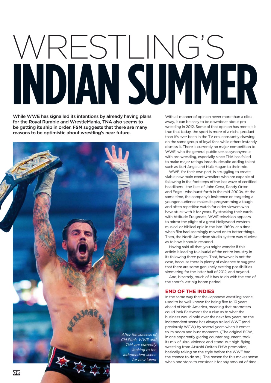 Wrestletalk Magazine Preview Pages