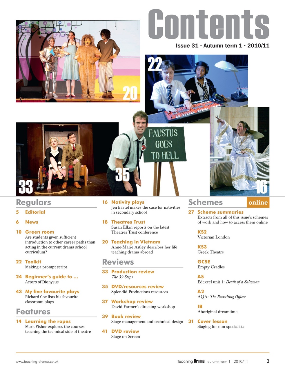 Drama and Theatre Preview Pages