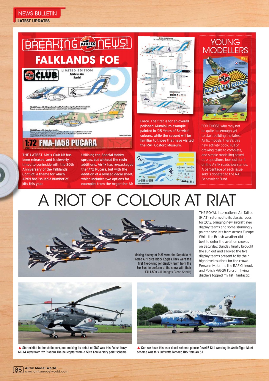 Airfix Model World Preview Pages