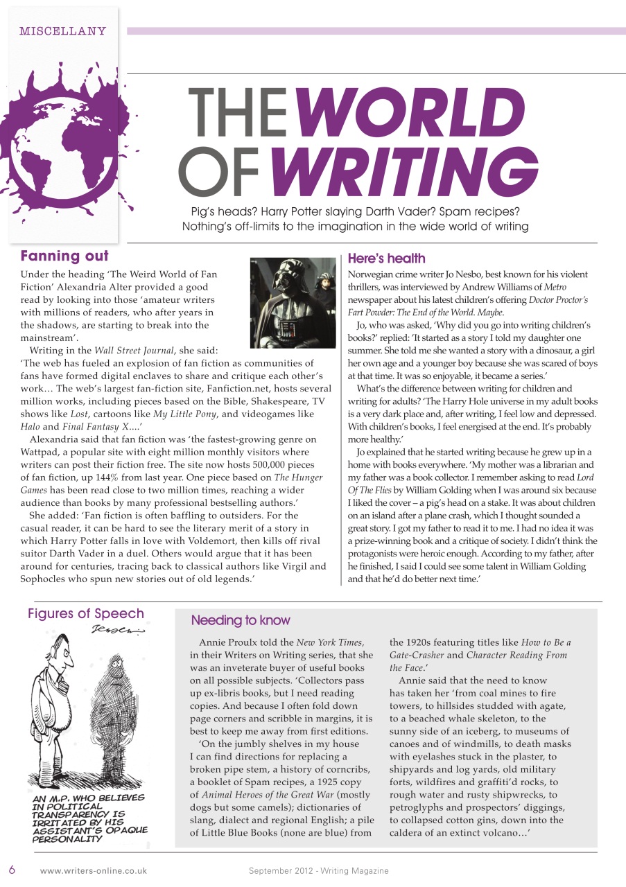 Writing Magazine Preview Pages