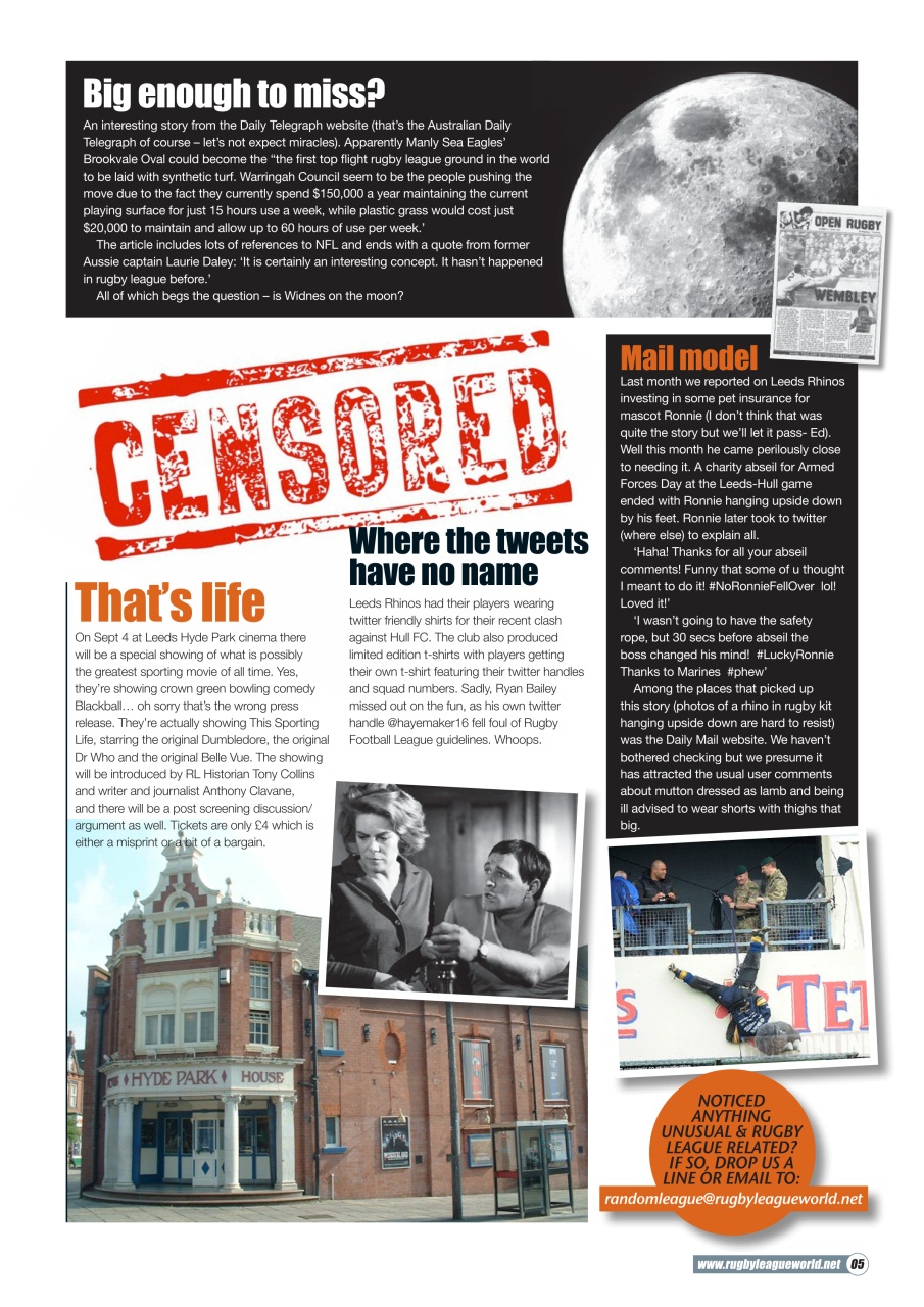 Rugby League World Preview Pages