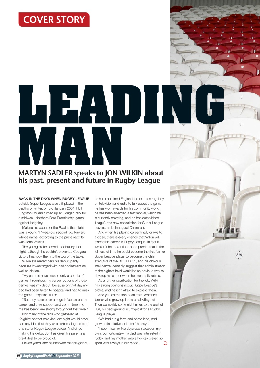 Rugby League World Preview Pages