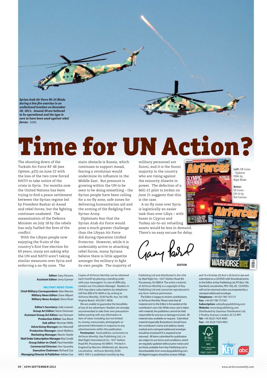 AirForces Monthly Preview Pages