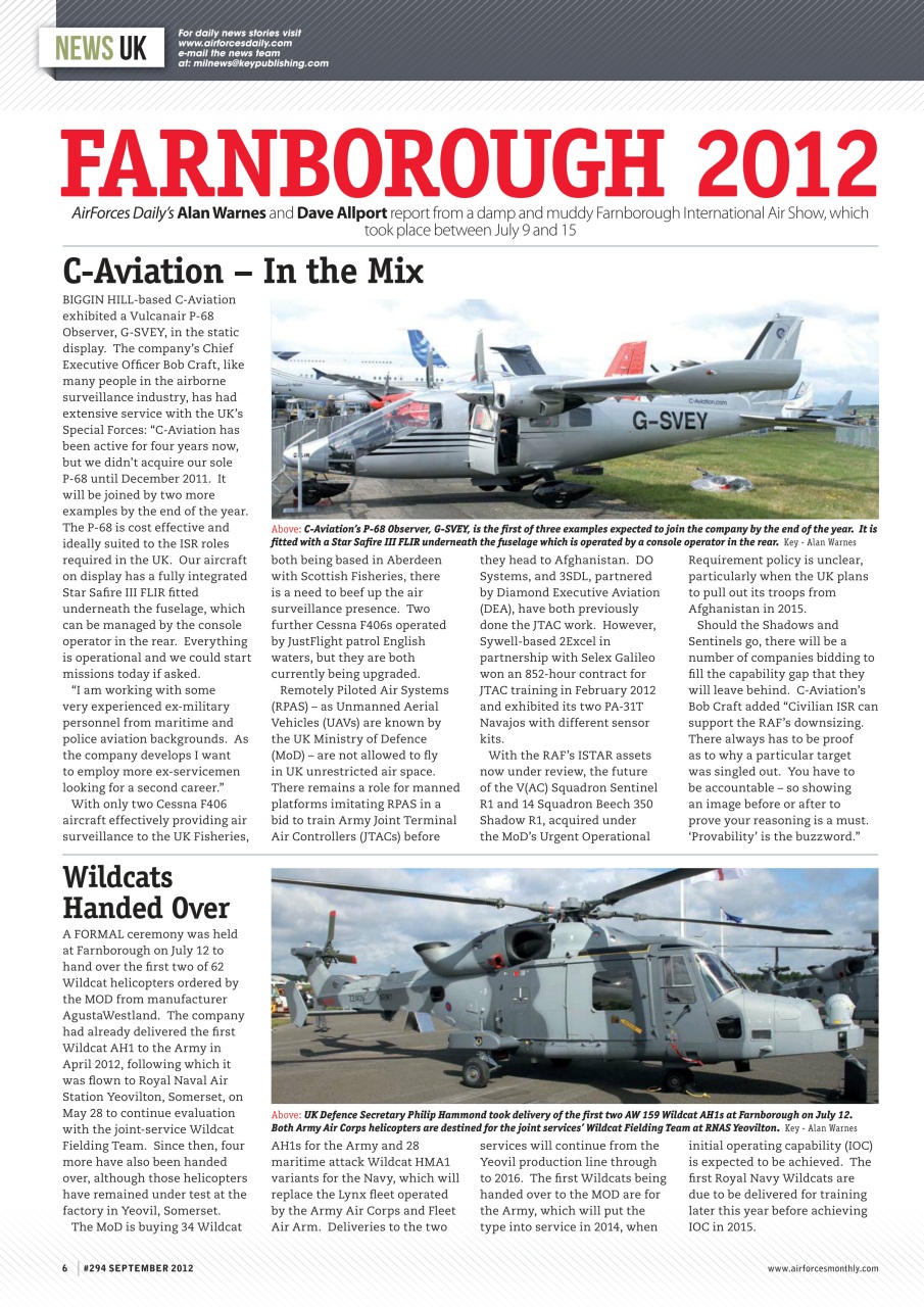 AirForces Monthly Preview Pages