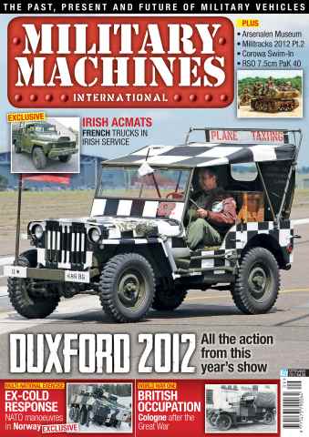 Military Machines International issue September 2012