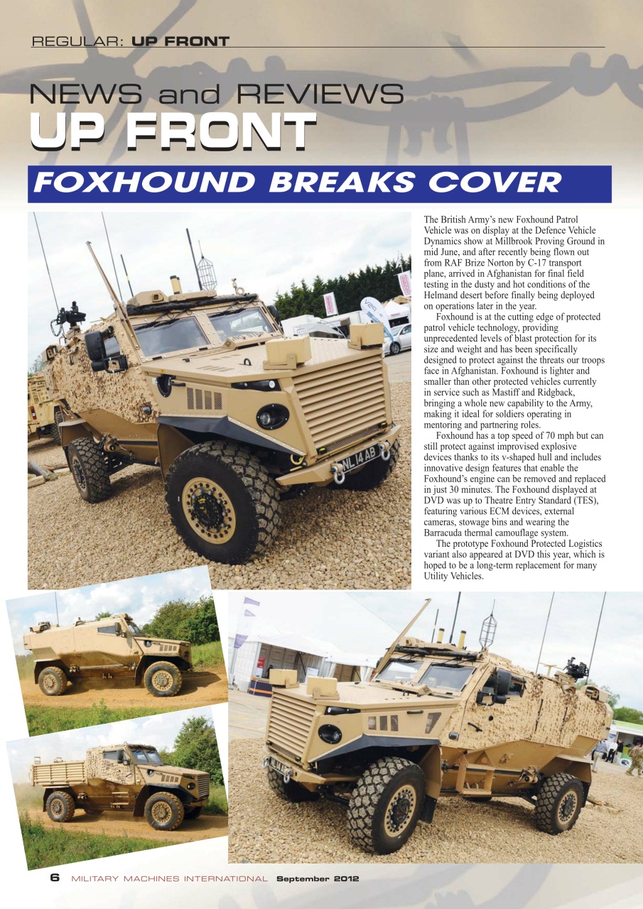 Military Machines International Preview Pages
