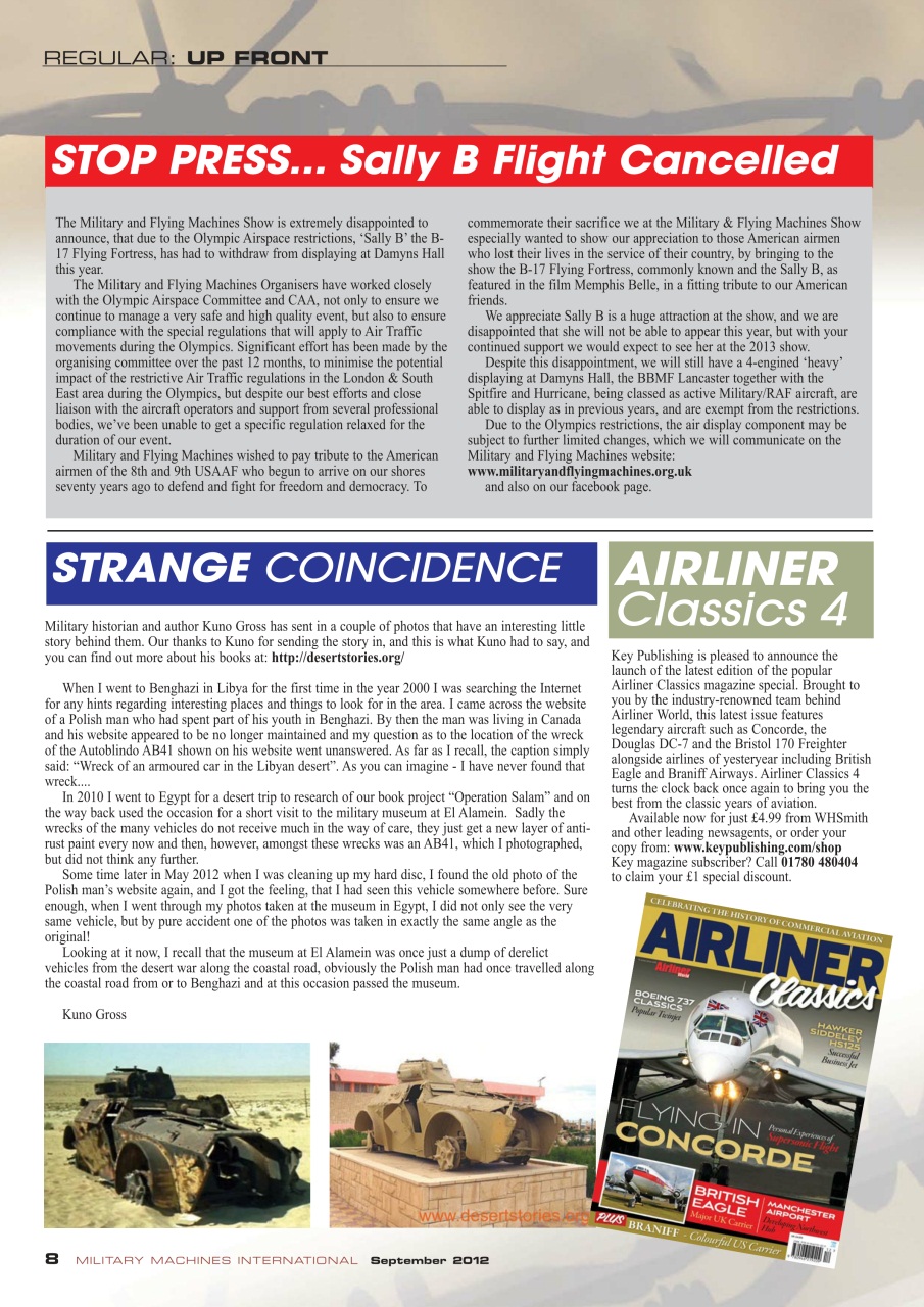 Military Machines International Preview Pages