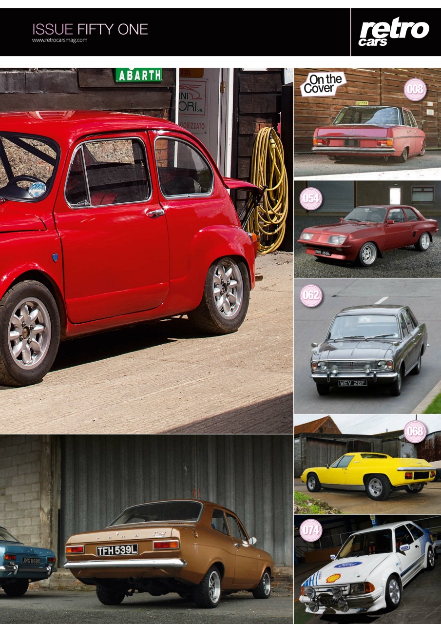 Retro Cars Preview Pages
