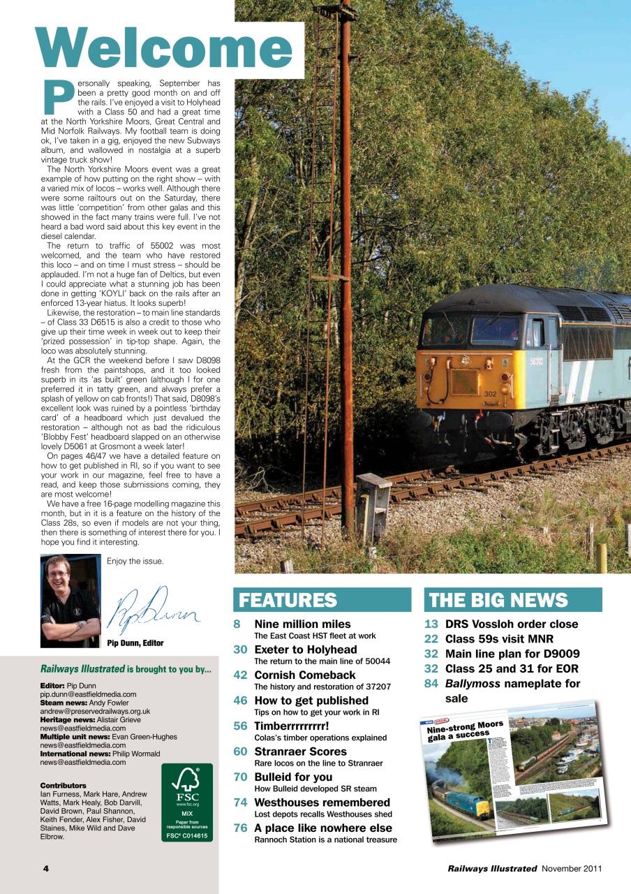 Railways Illustrated Preview Pages
