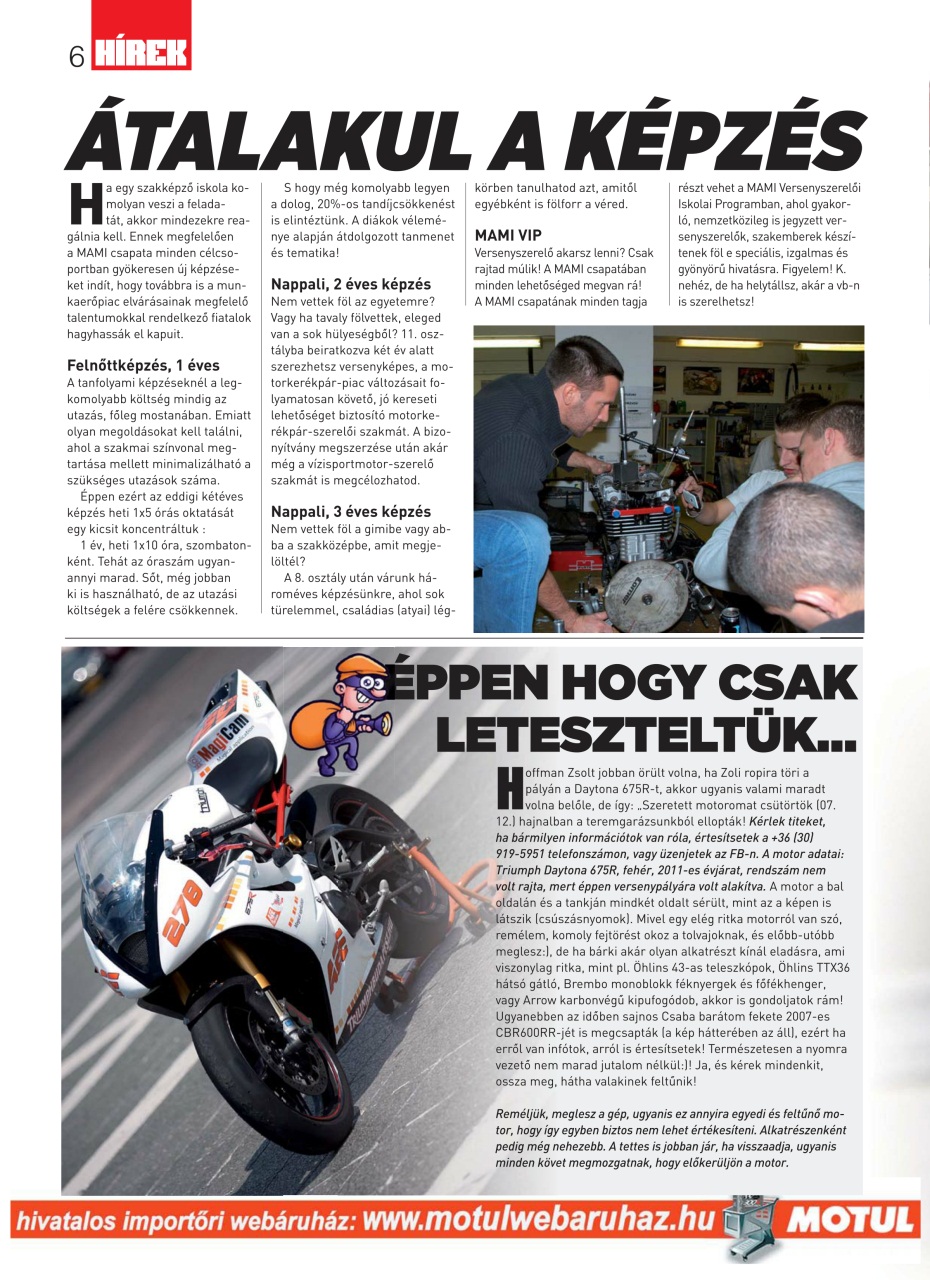 SuperBike Hungary Preview Pages