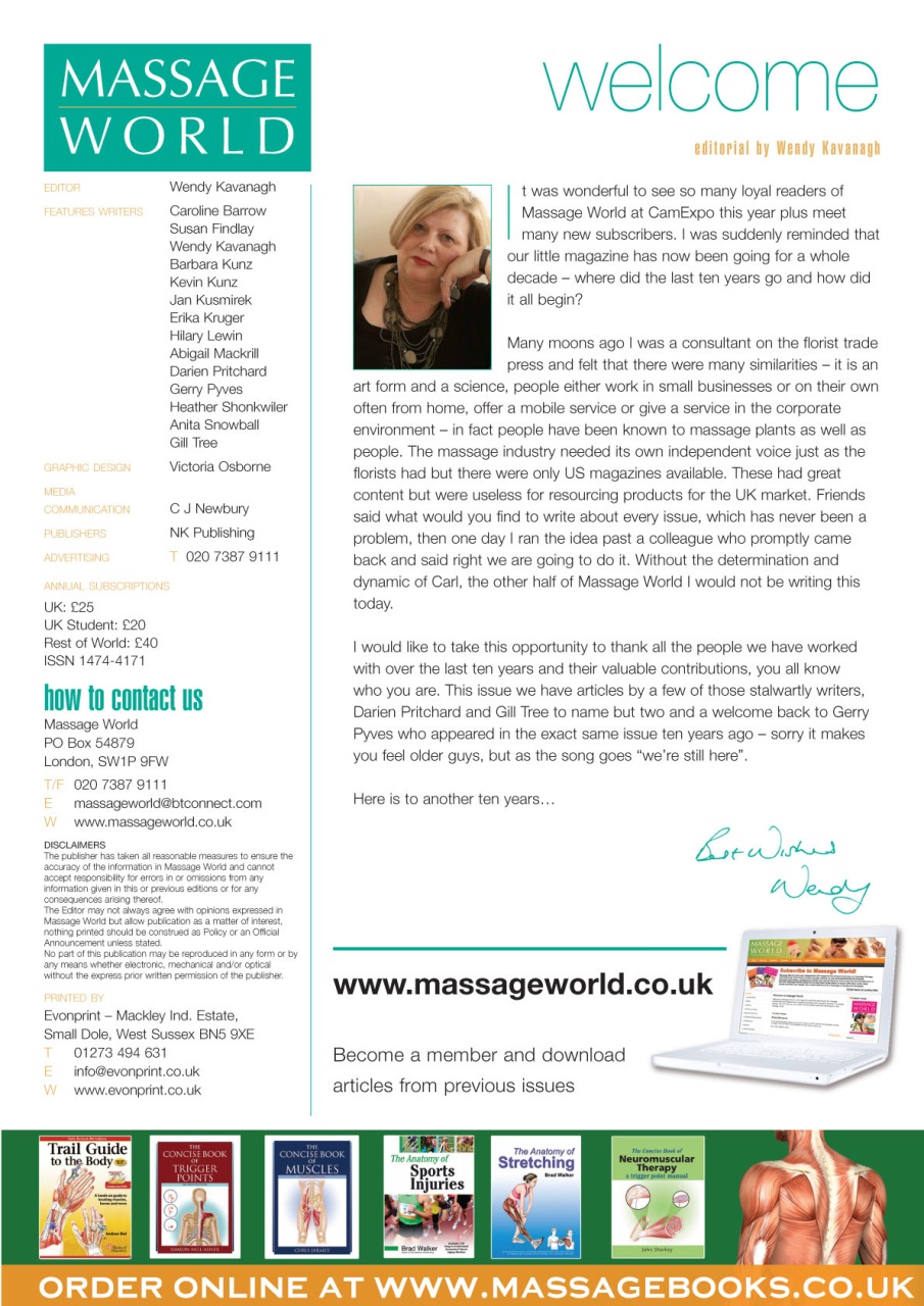 Massage World Preview Pages