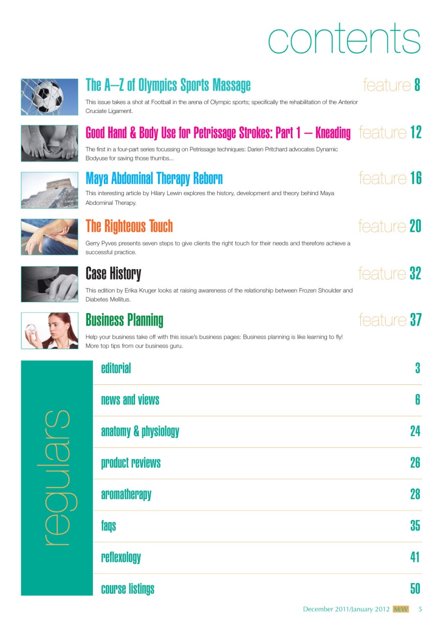 Massage World Preview Pages
