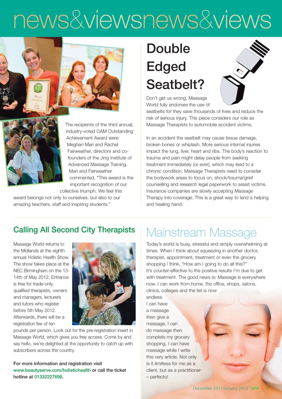 Massage World Preview Pages
