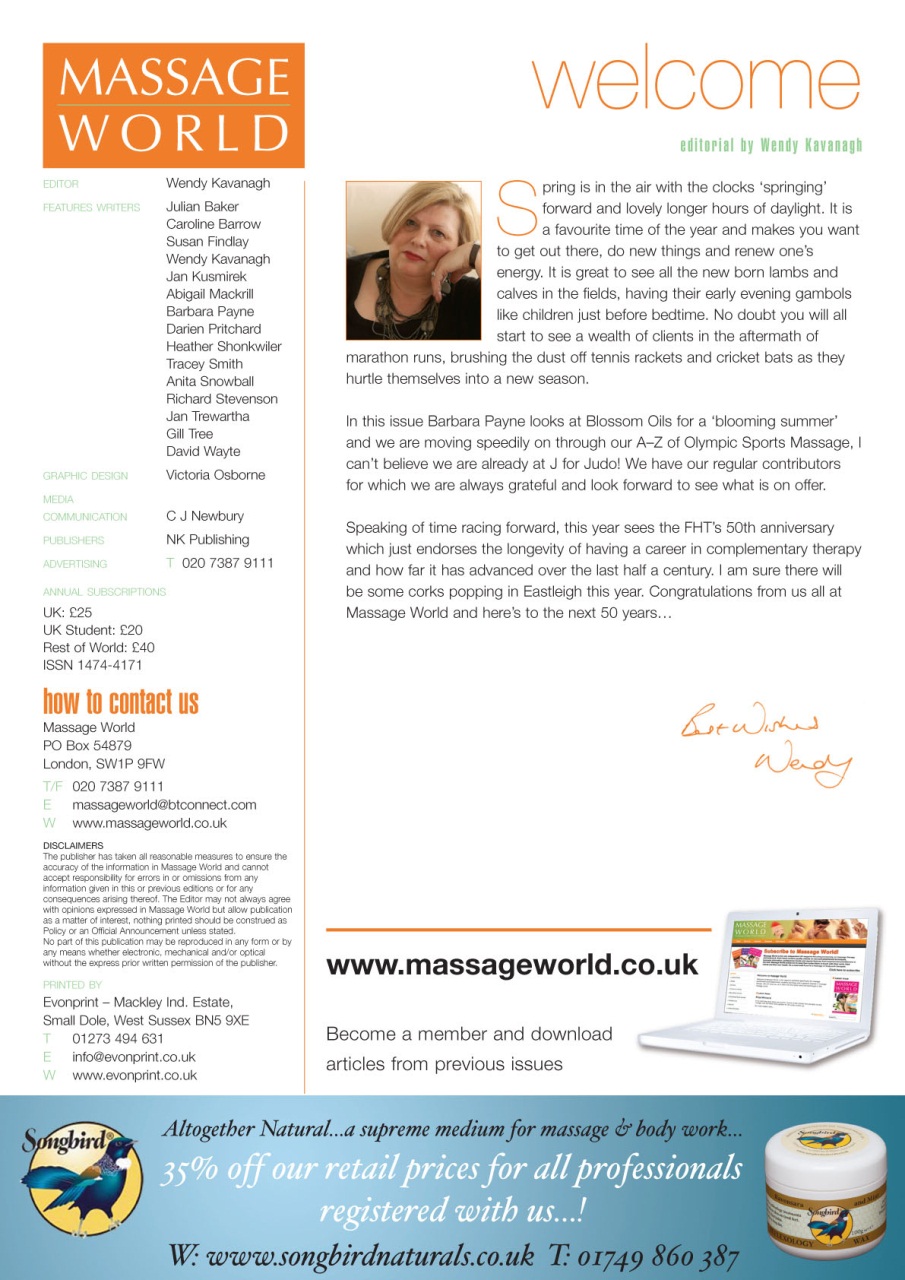 Massage World Preview Pages