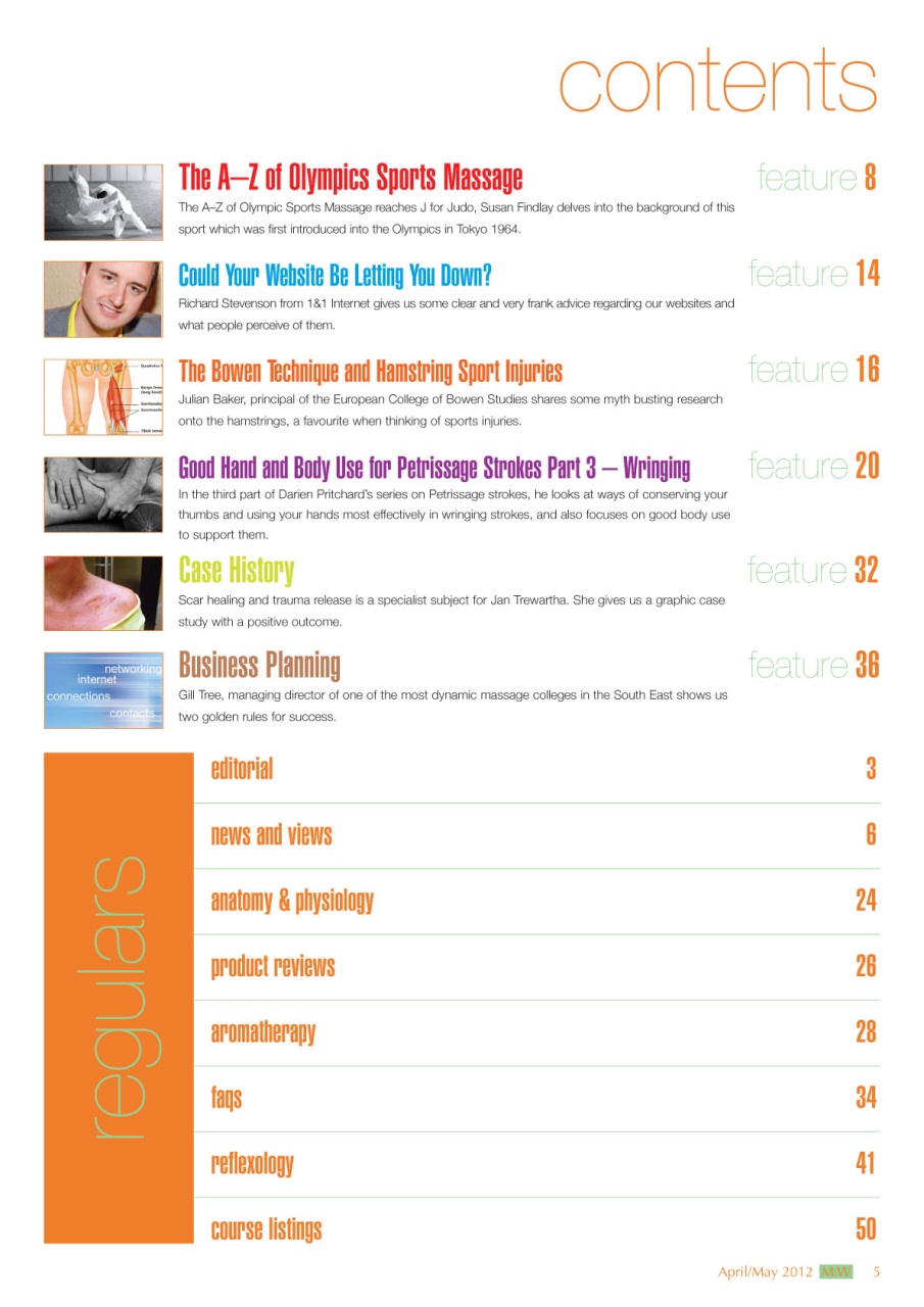 Massage World Preview Pages