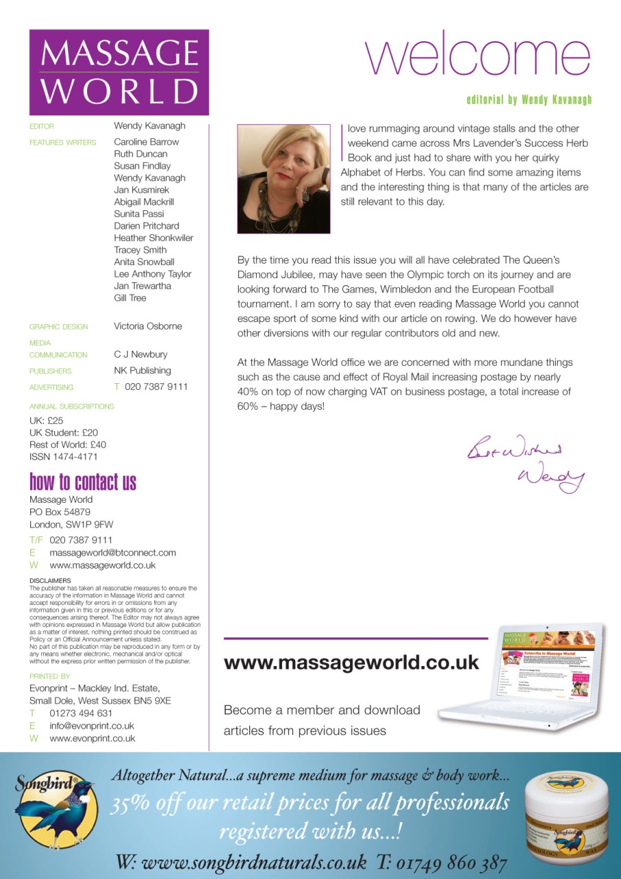 Massage World Preview Pages