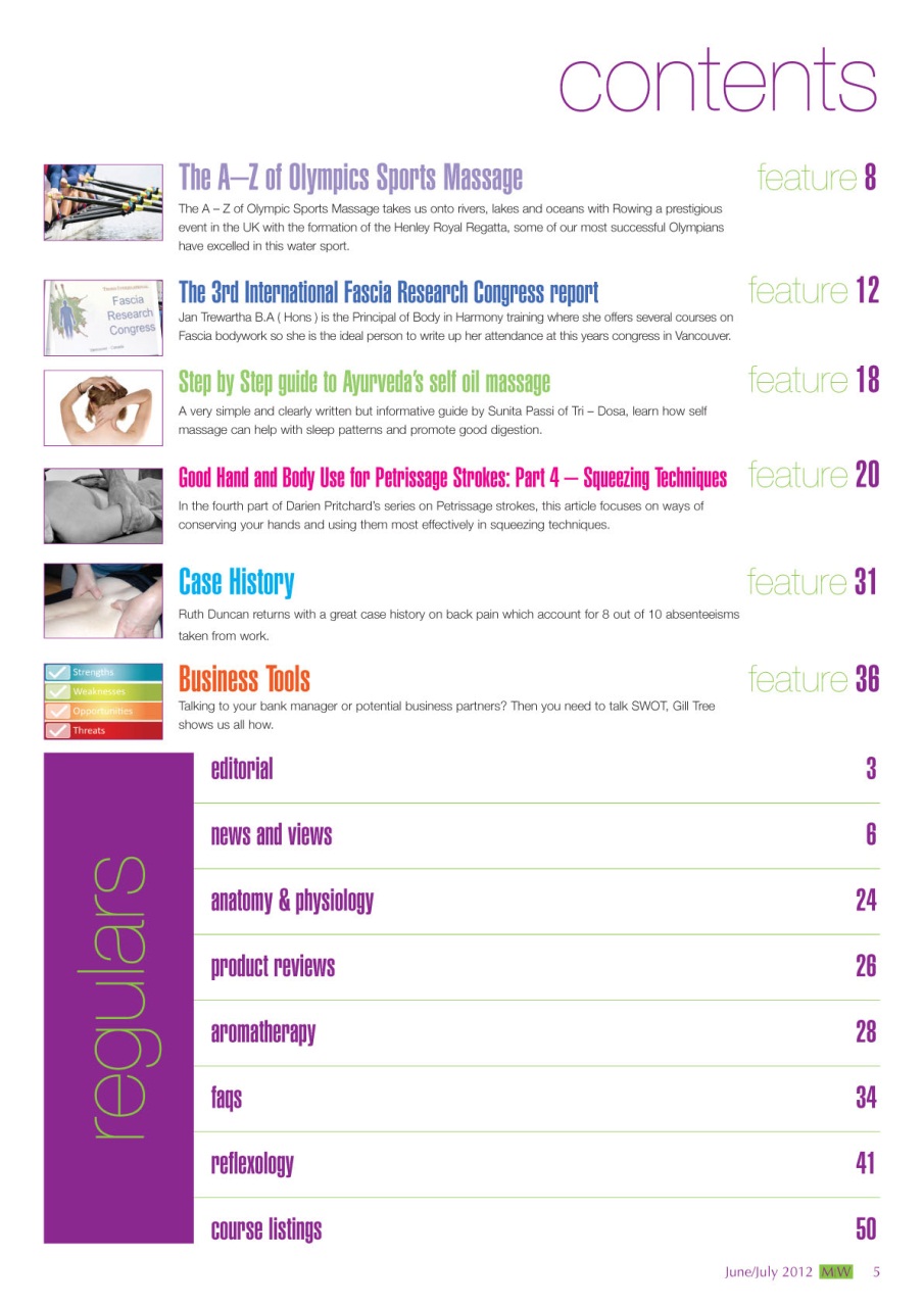 Massage World Preview Pages