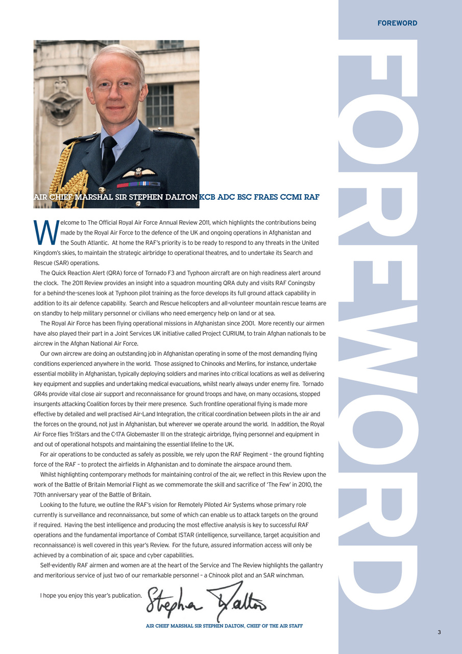 RAF 2011 Preview Pages