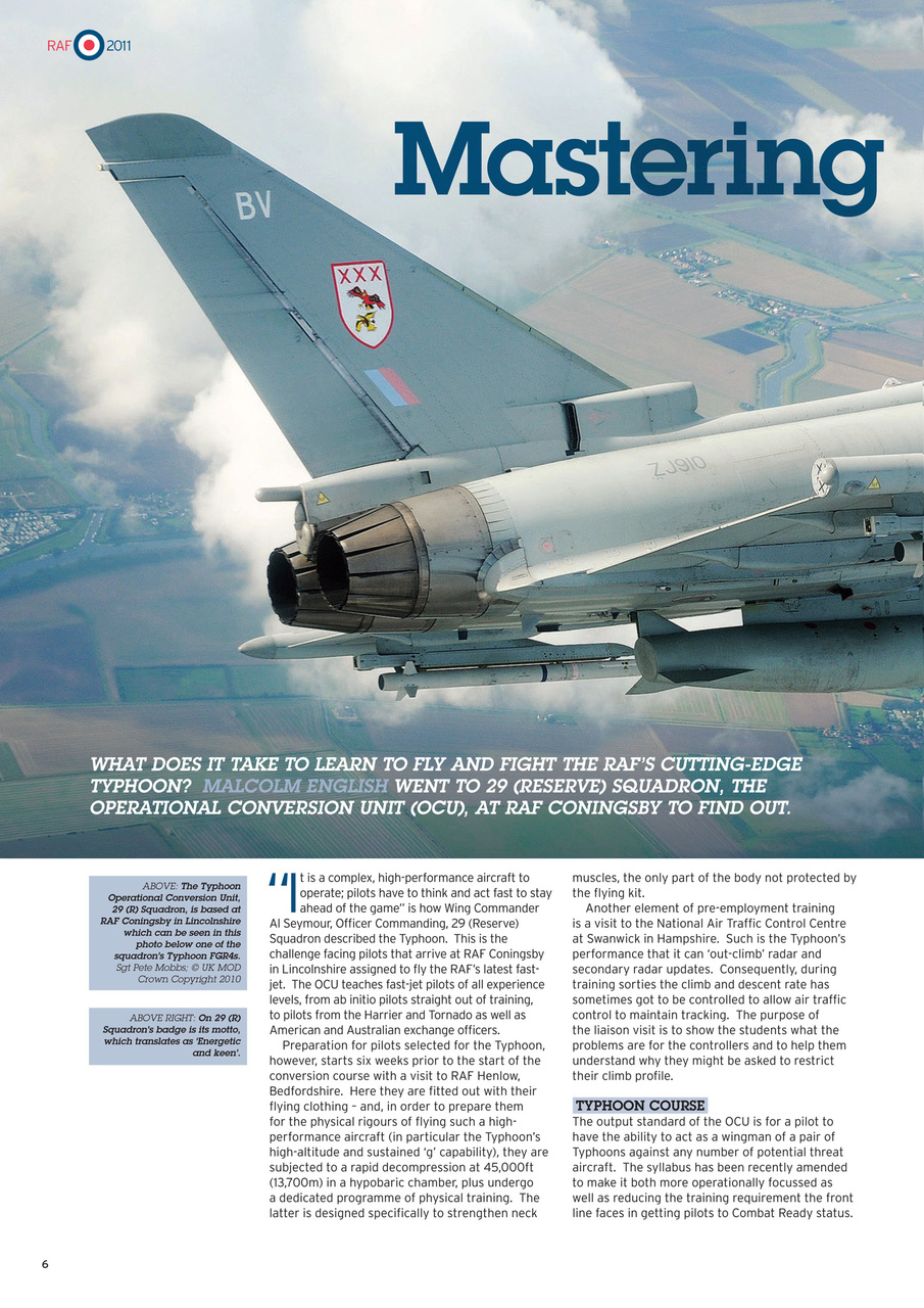 RAF 2011 Preview Pages