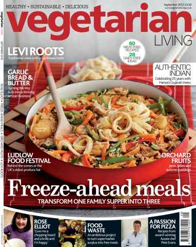Vegetarian Living issue Issue 25 September '12