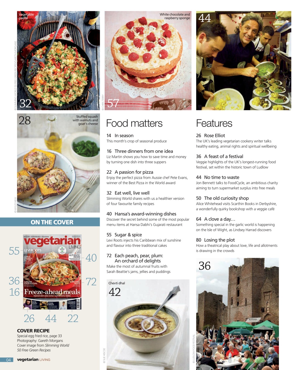 Vegetarian Living Preview Pages
