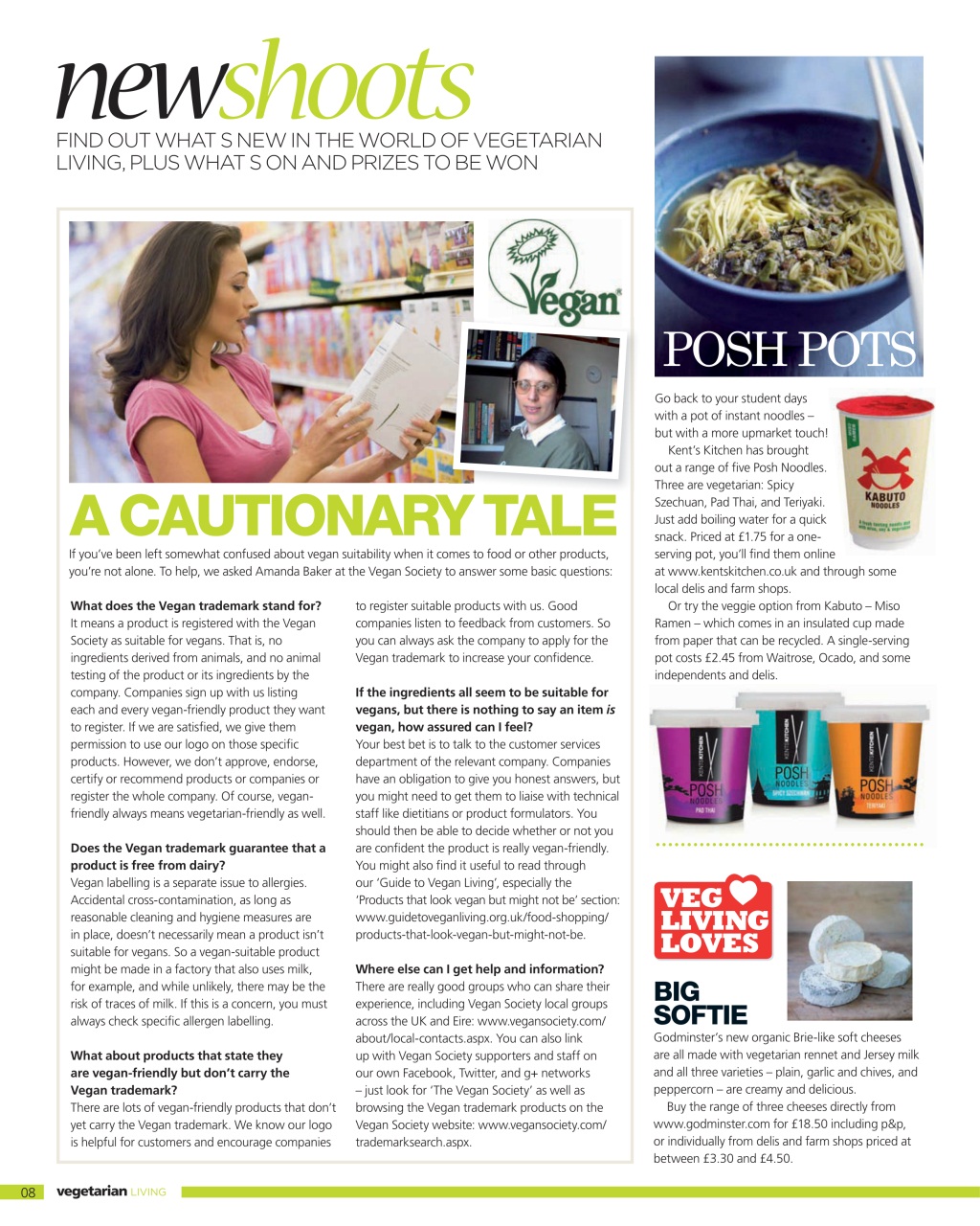 Vegetarian Living Preview Pages