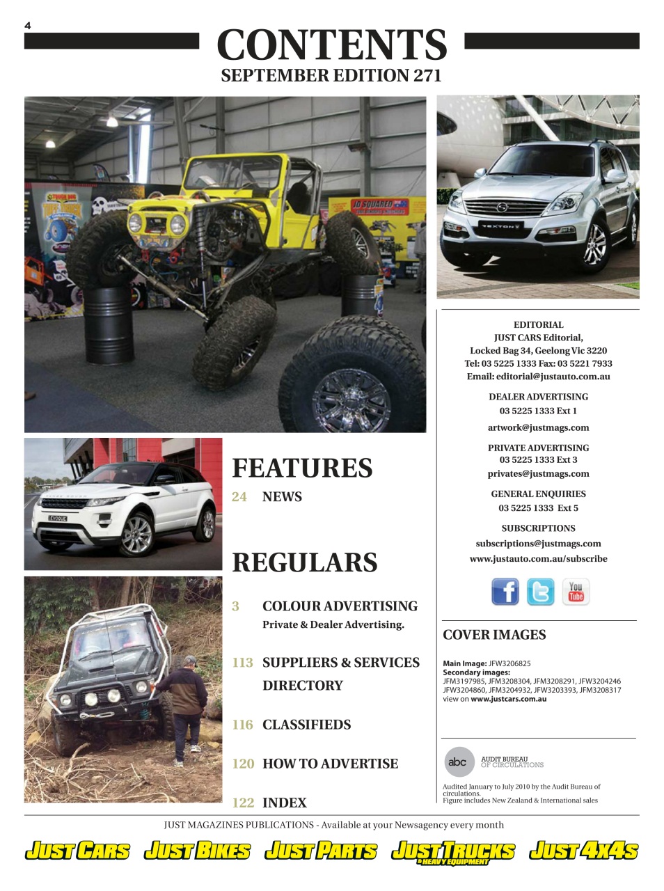 JUST 4X4S Preview Pages