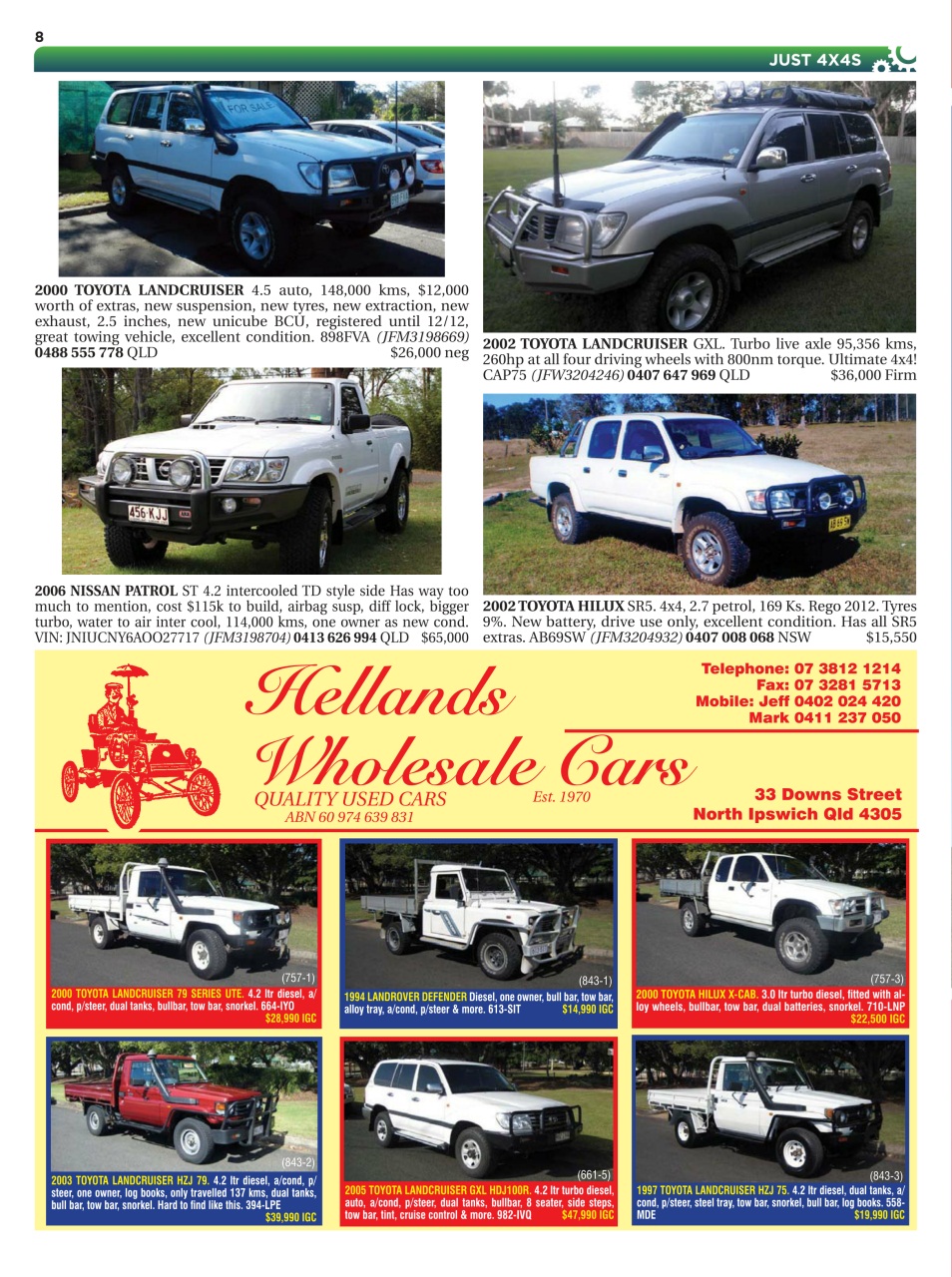 JUST 4X4S Preview Pages