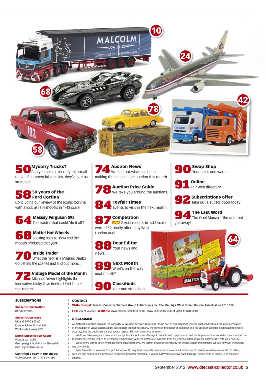 Diecast Collector Preview Pages