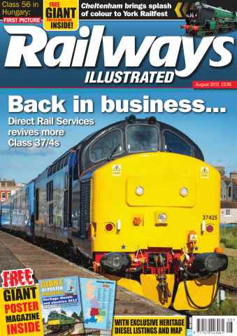 Railways Illustrated issue August 2012