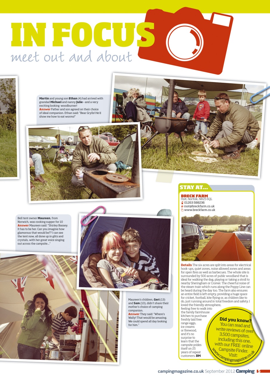 Camping Preview Pages