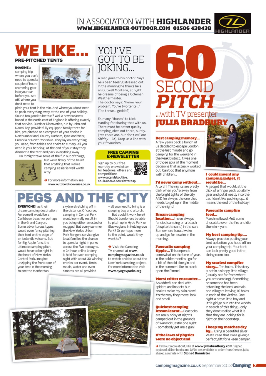 Camping Preview Pages