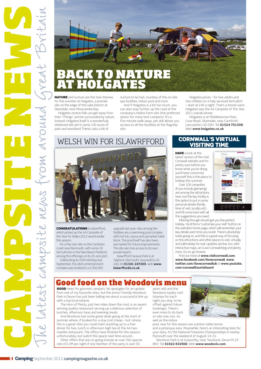 Camping Preview Pages