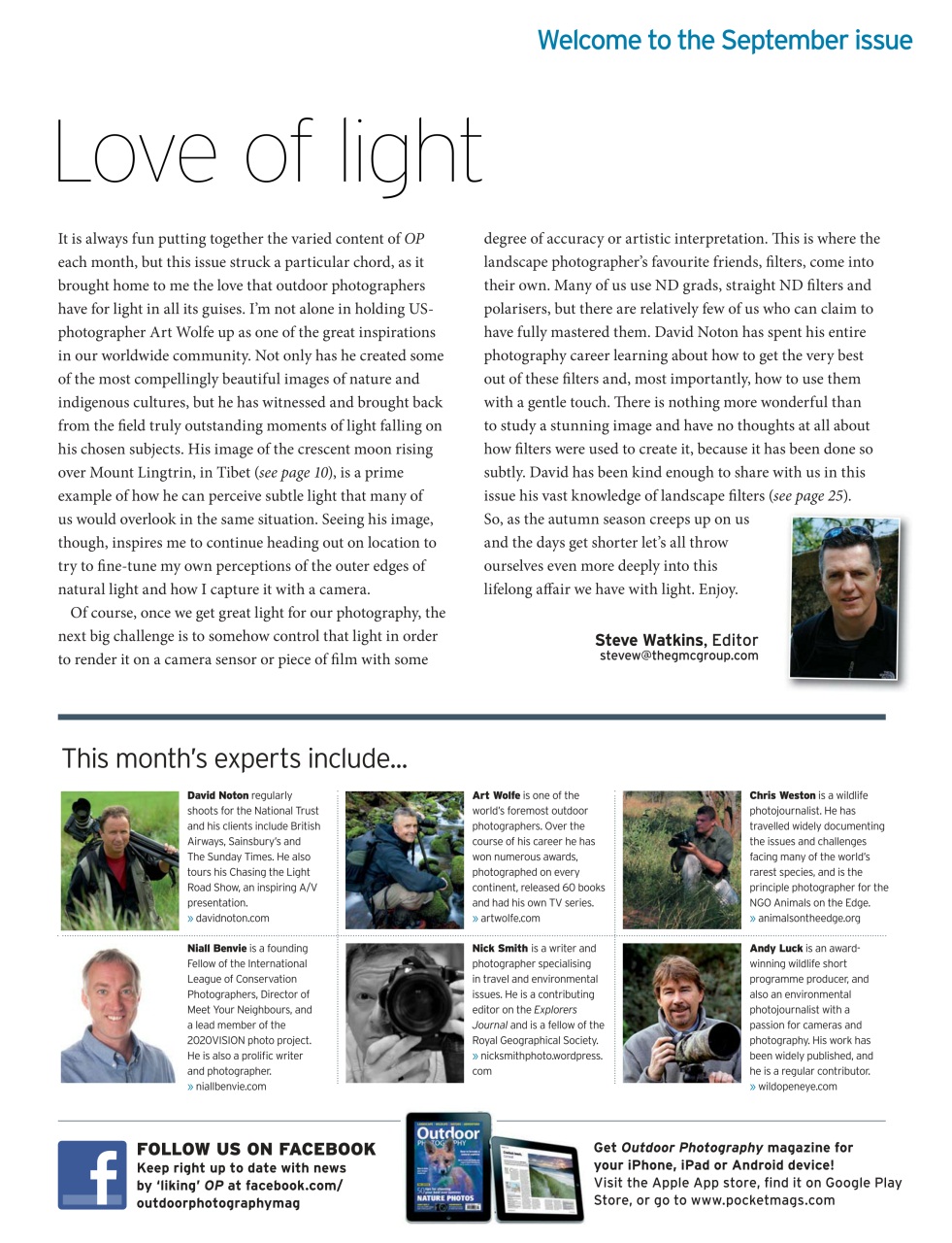 Outdoor Photography Preview Pages