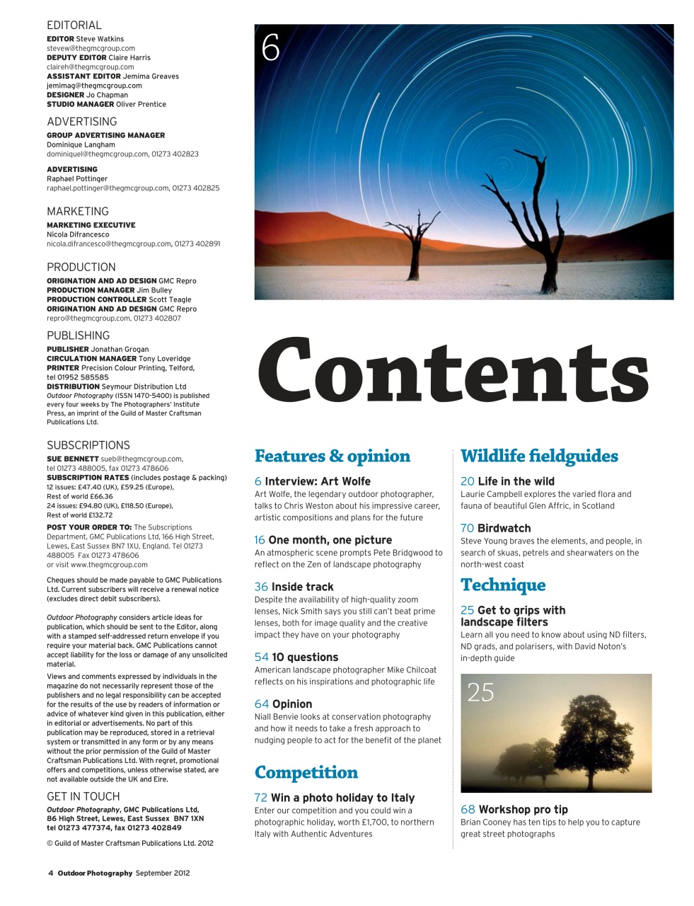 Outdoor Photography Preview Pages