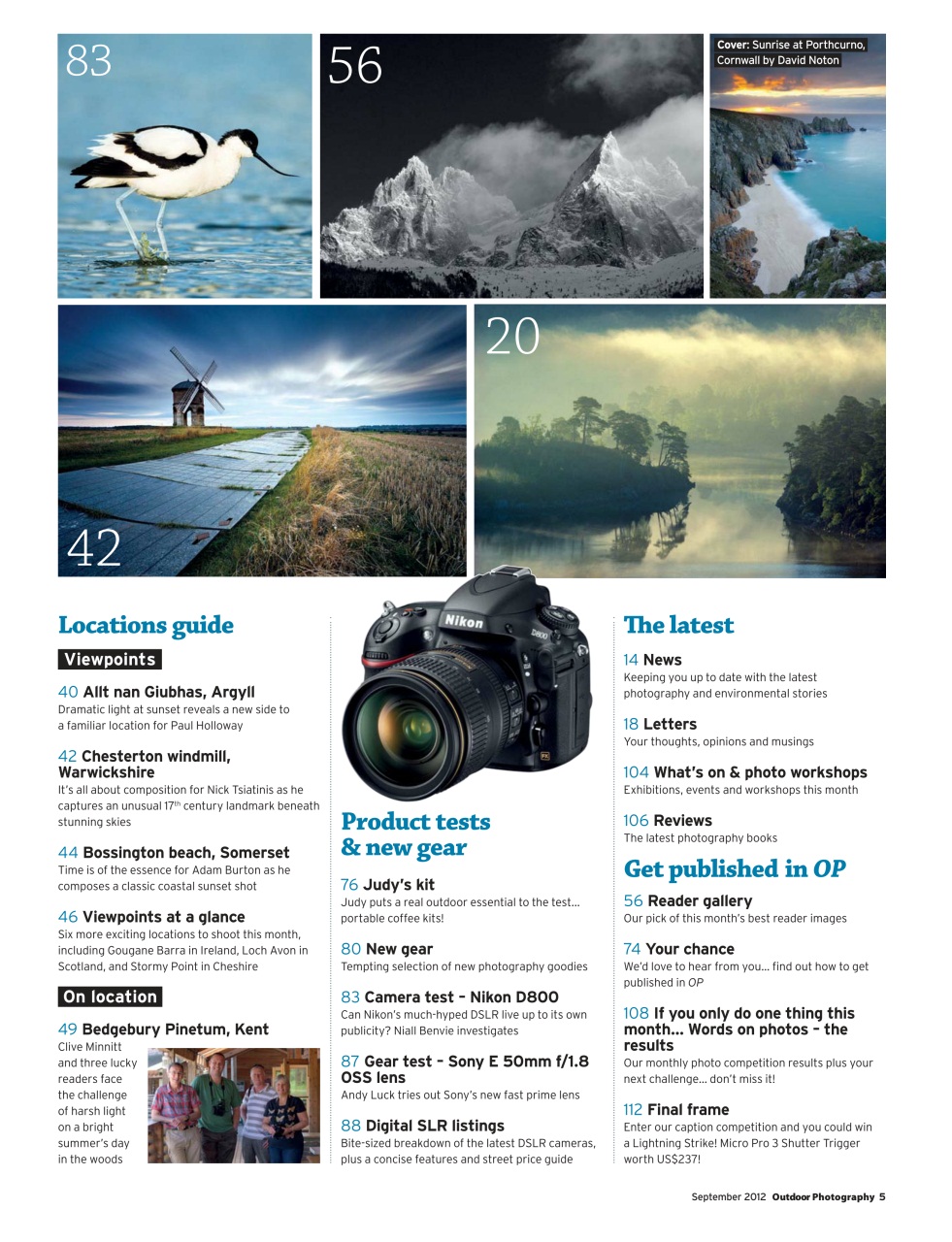 Outdoor Photography Preview Pages