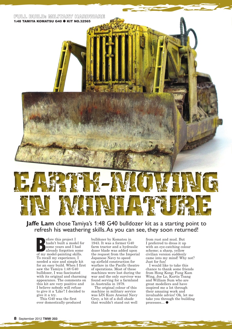 Tamiya Model Magazine Preview Pages