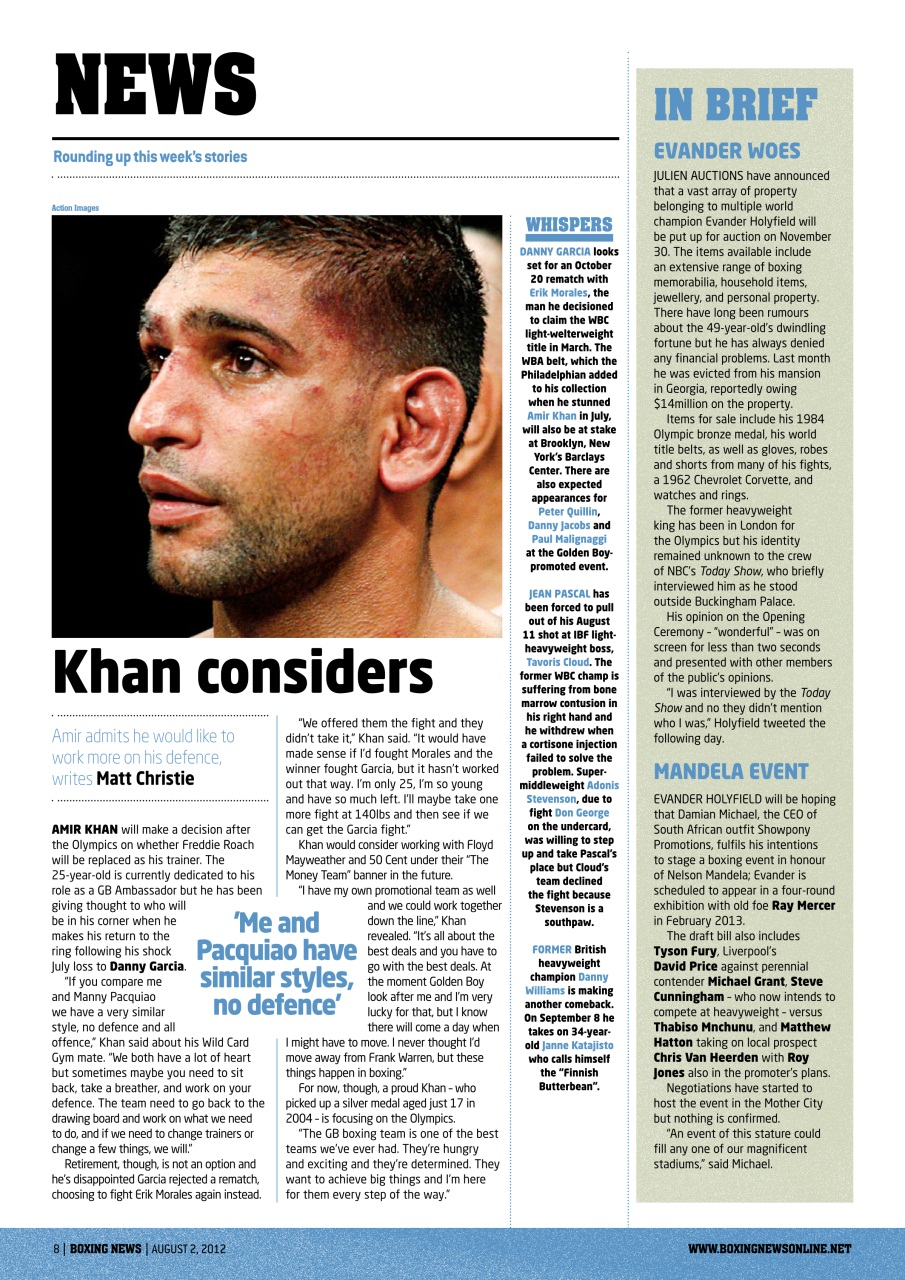 Boxing News Preview Pages