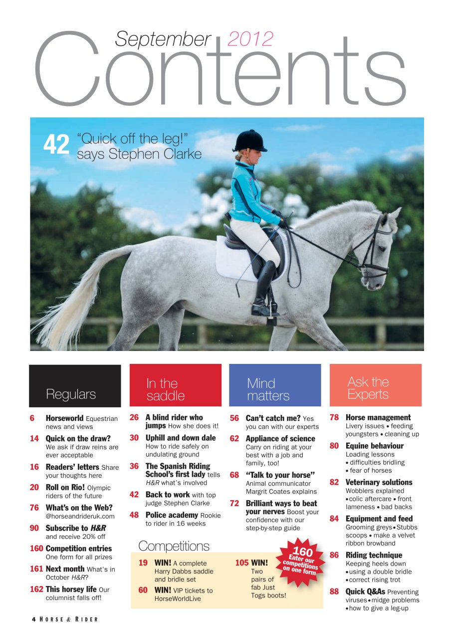 Horse&Rider Magazine - UK equestrian magazine for Horse and Rider Preview Pages