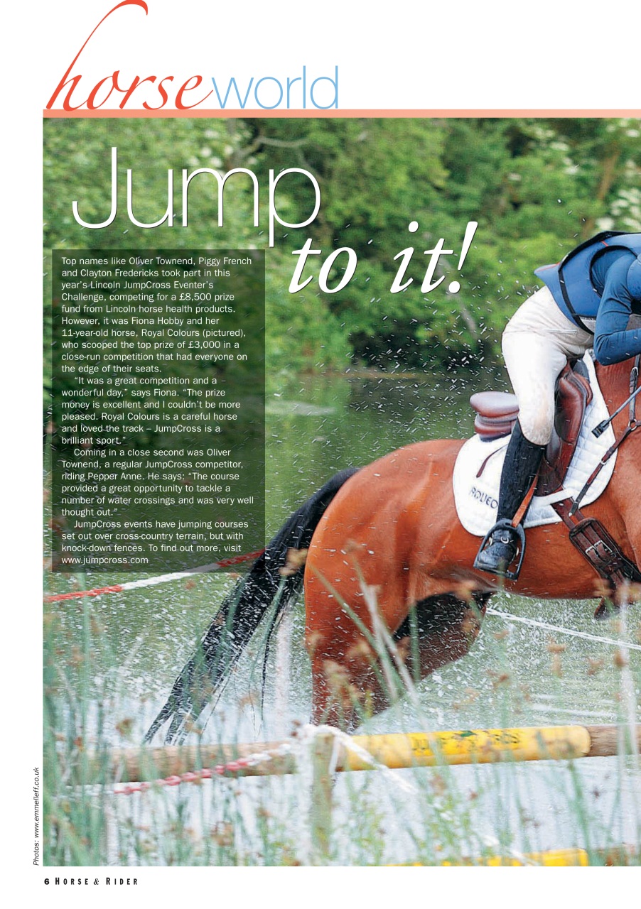 Horse&Rider Magazine - UK equestrian magazine for Horse and Rider Preview Pages