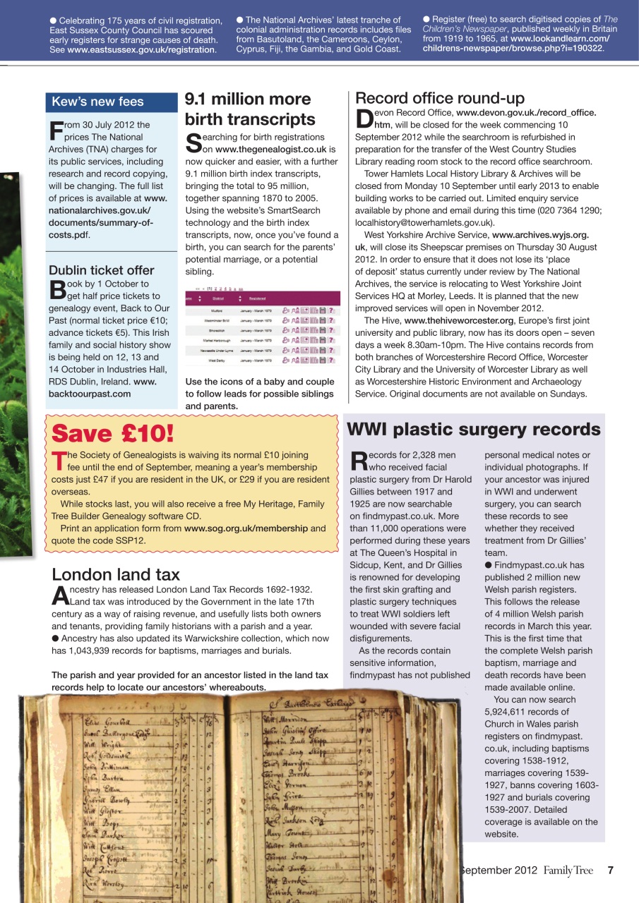 Family Tree Preview Pages